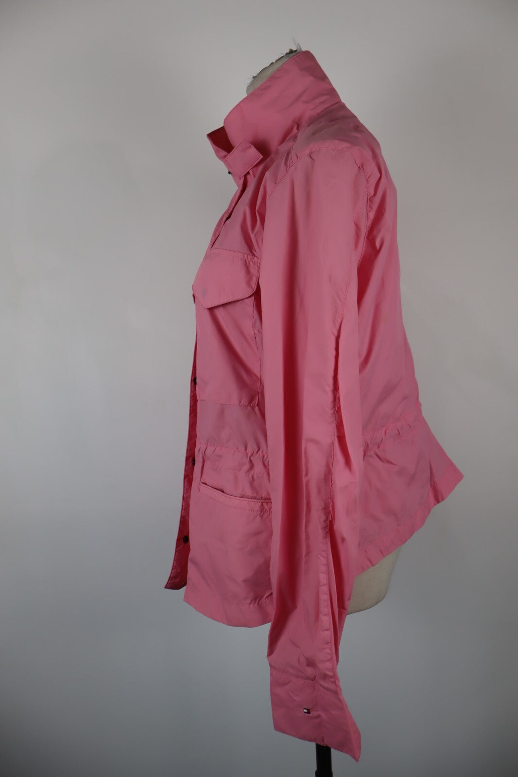 TOMMY HILFIGER GIUBBINO DONNA Tg L LEGGERO WOMAN JACKET CASUAL VINTAGE COTONE