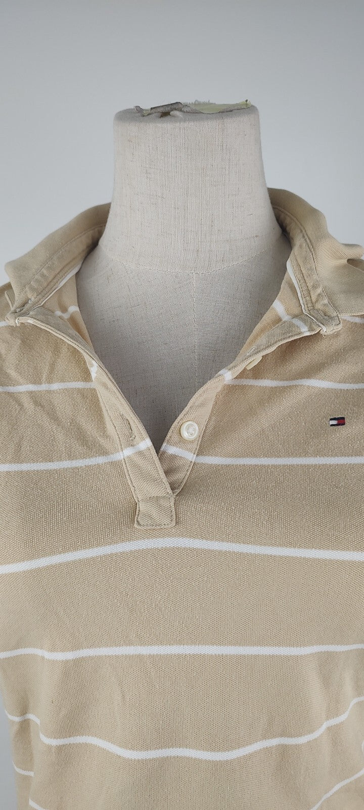 TOMMY HILFIGER POLO MAGLIA DONNA COTONE TG. M WOMAN SHIRT CASUAL VINTAGE