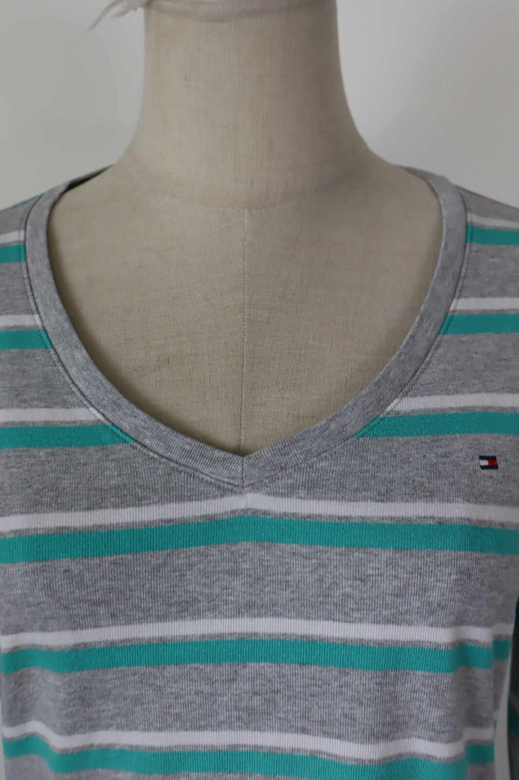 TOMMY HILFIGER MAGLIA DONNA TG. M  WOMAN CASUAL VINTAGE T-SHIRT TOP COTONE