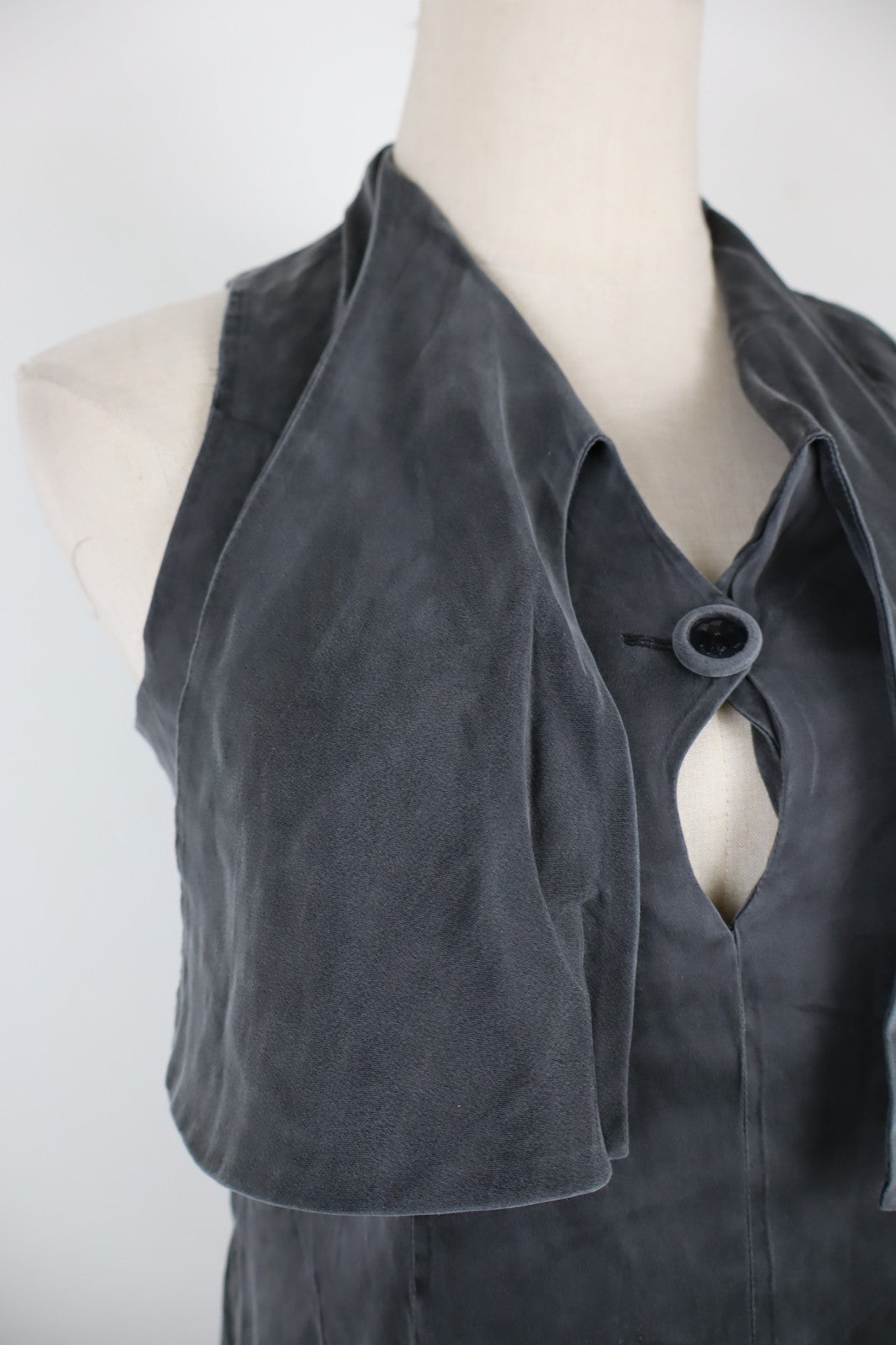 EMPORIO ARMANI TOP MAGLIA DONNA TG 40 WOMAN CASUAL VINTAGE T-SHIRT SETA LYCRA