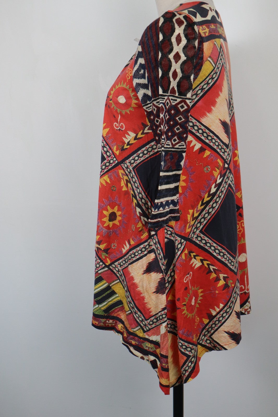 DESIGUAL  VESTITO ABITO DONNA TG.  S  SHORT WOMAN CASUAL VINTAGE DRESS