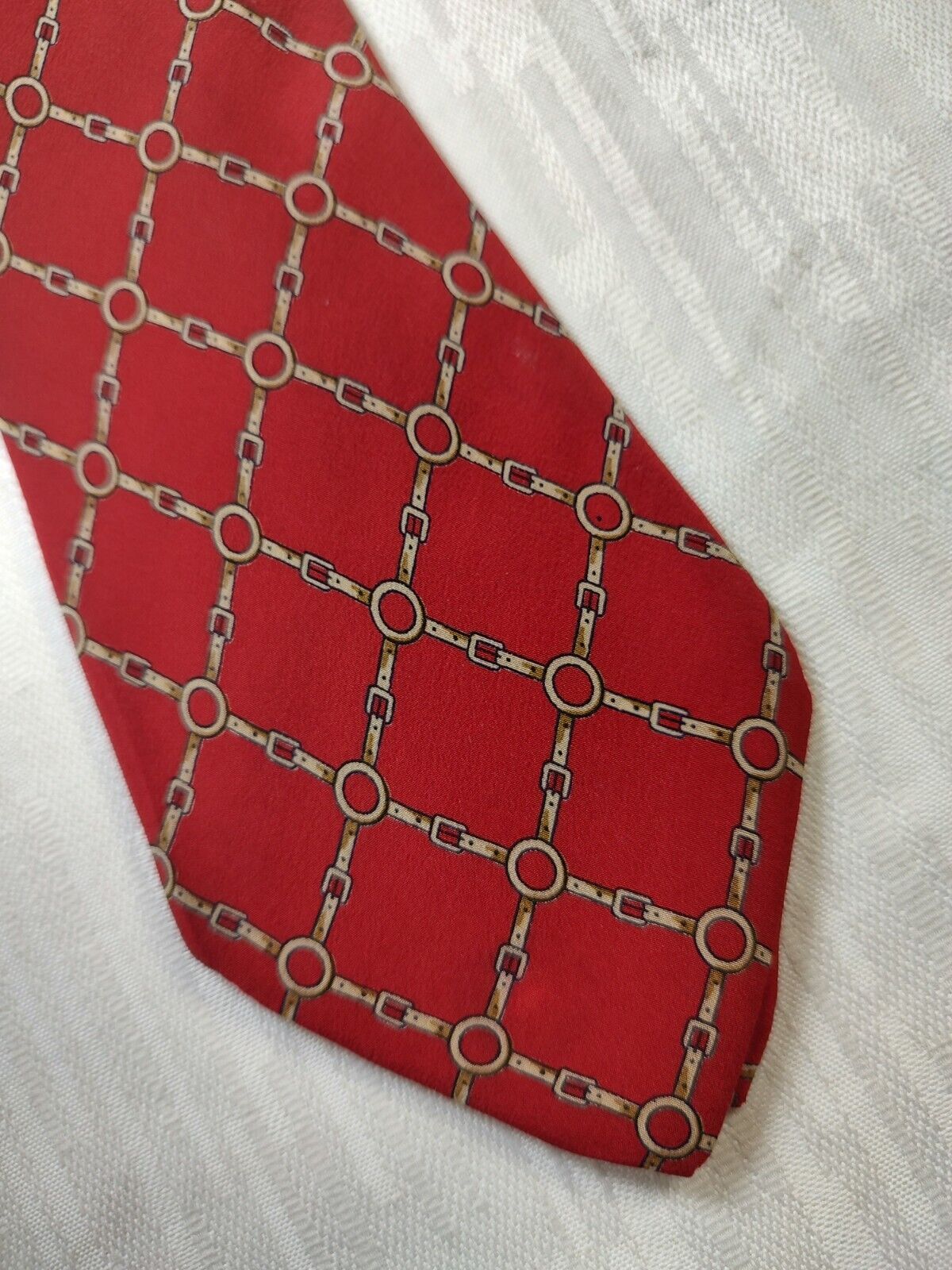 PROCHOWNICK 100% SILK TIE SETA CRAVATTA NECKTIE MADE IN ITALIA CLASSIC