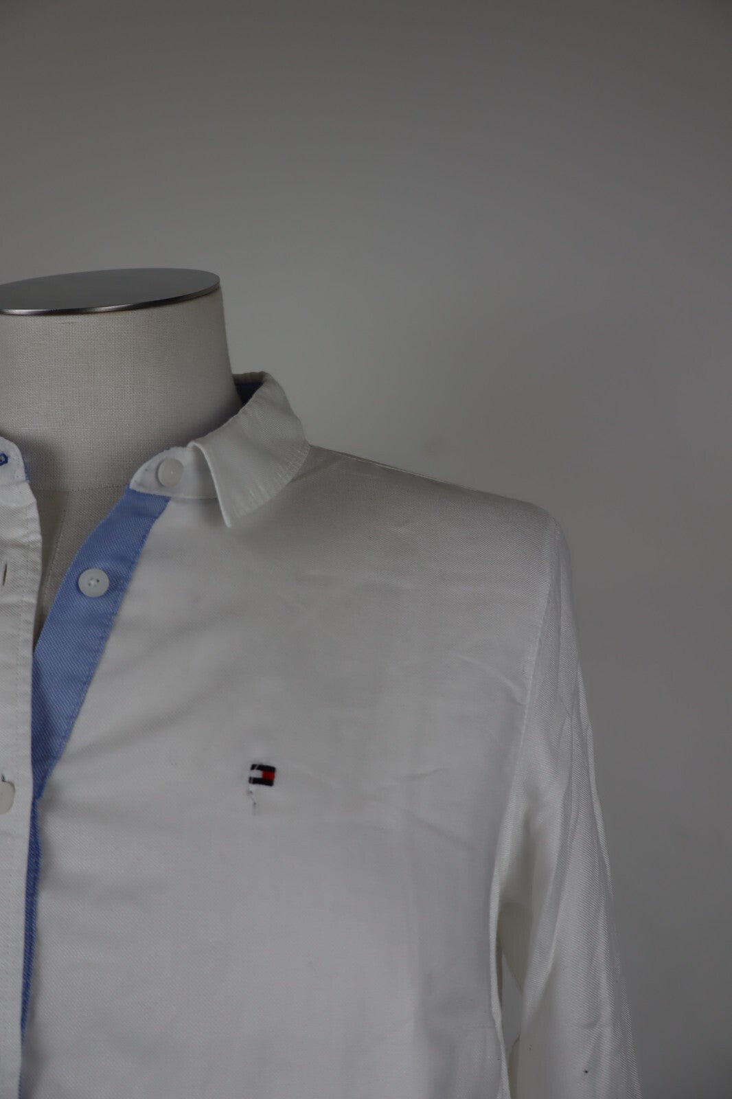 TOMMY HILFIGER CAMICIA UOMO TG. 10 MAN CASUAL VINTAGE SHIRT COTONE COTTON