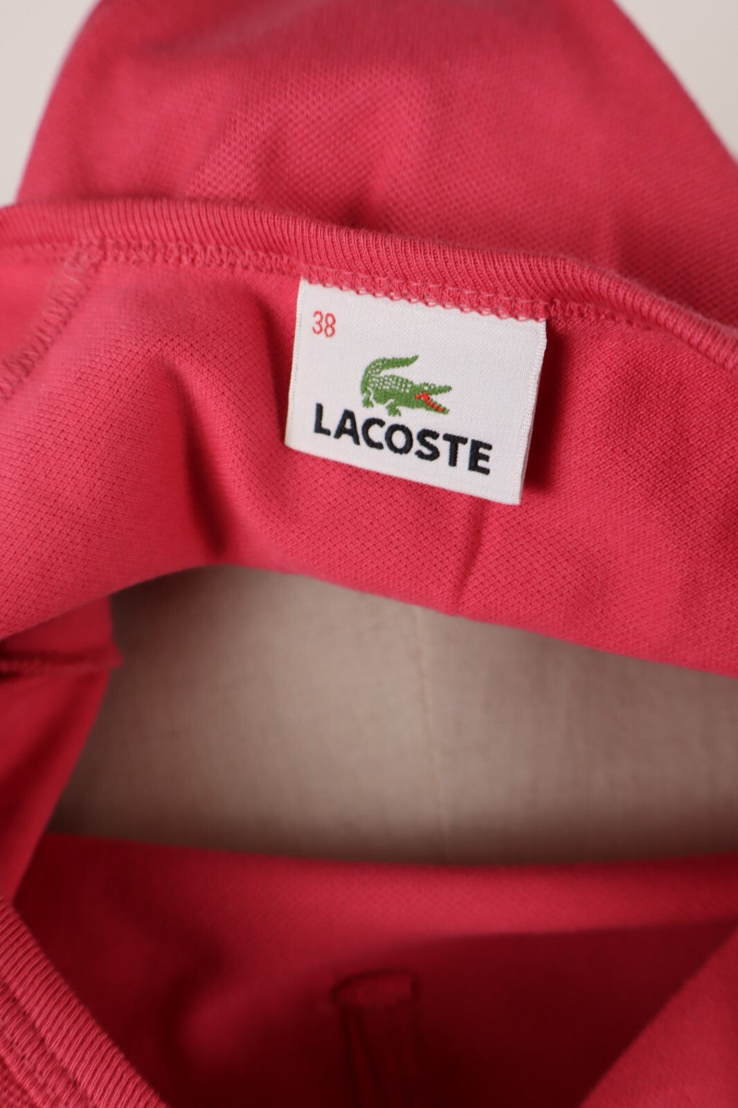LACOSTE MAGLIA DONNA TG. 38 WOMAN CASUAL VINTAGE TANK TOP T-SHIRT COTONE