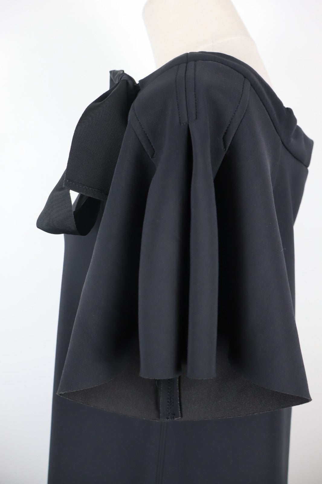 PINKO VESTITO DONNA MEZZA MANICA TG. 44 WOMAN CASUAL VINTAGE DRESS ABITO NERO