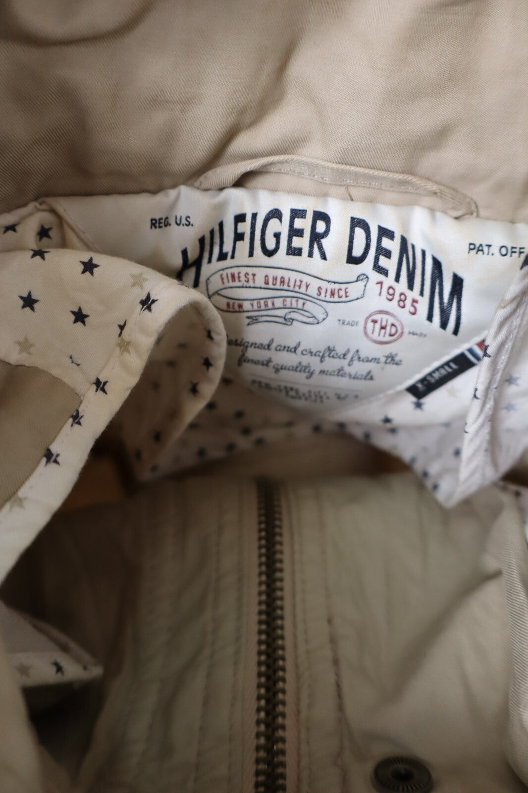 TOMMY HILFIGER GIUBBINO DONNA TG XS WOMAN JACKET CASUAL VINTAGE GIACCA