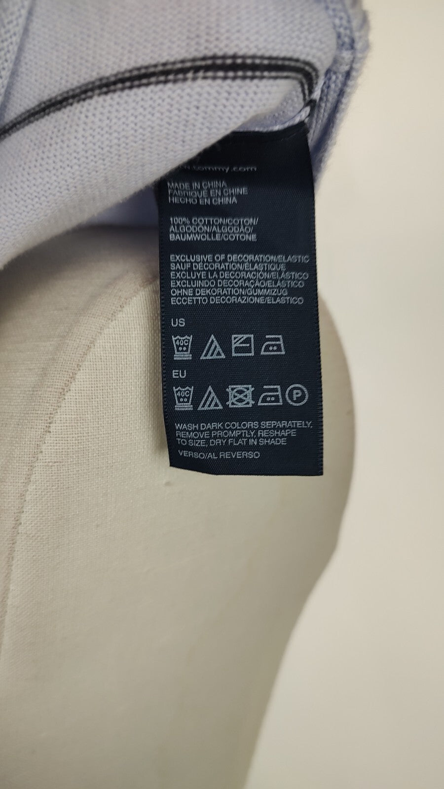 TOMMY HILFIGER MAGLIONE COTONE VINTAGE UOMO L MAN SWEATER CASUAL VINTAGE ITALY