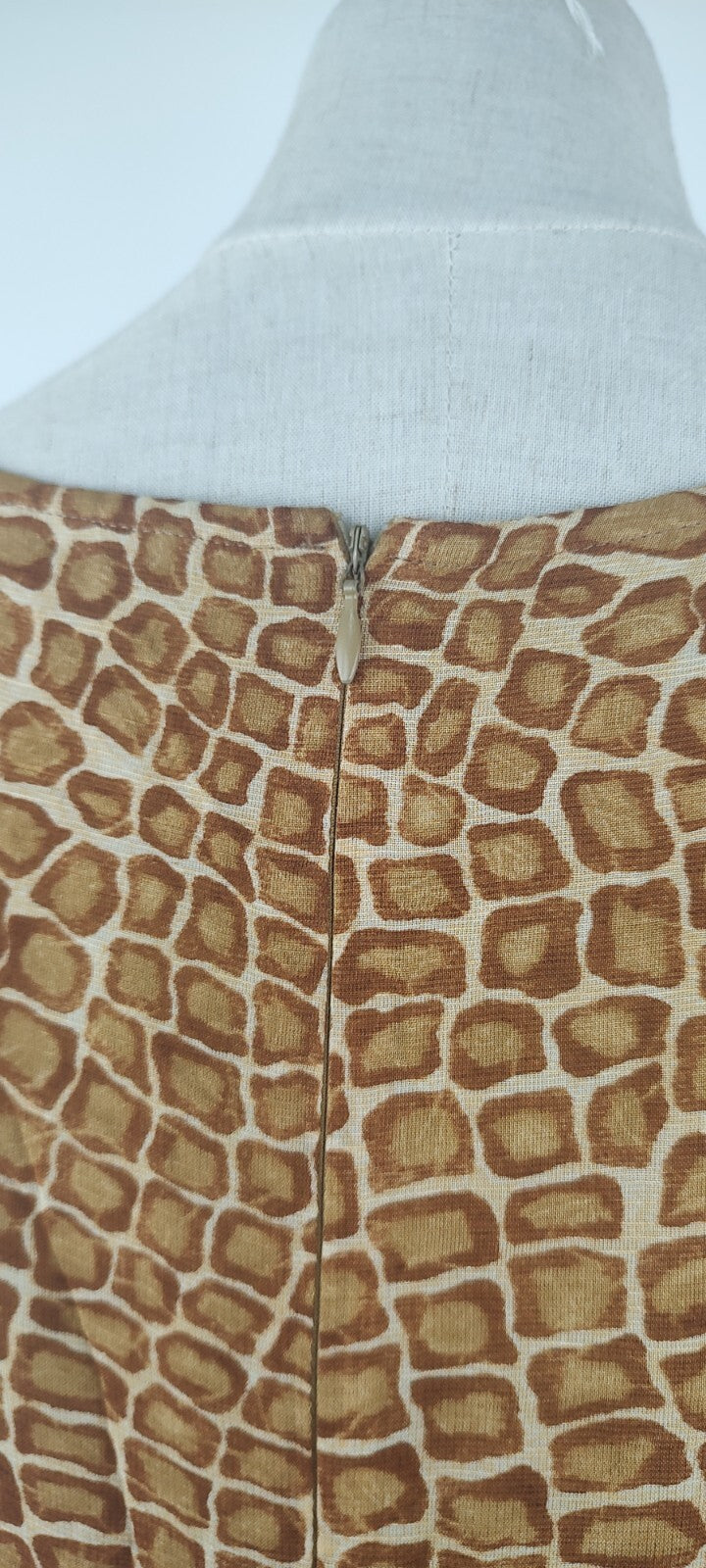 MARELLA VESTITO DONNA TG. 40 WOMAN CASUAL VINTAGE DRESS LINO