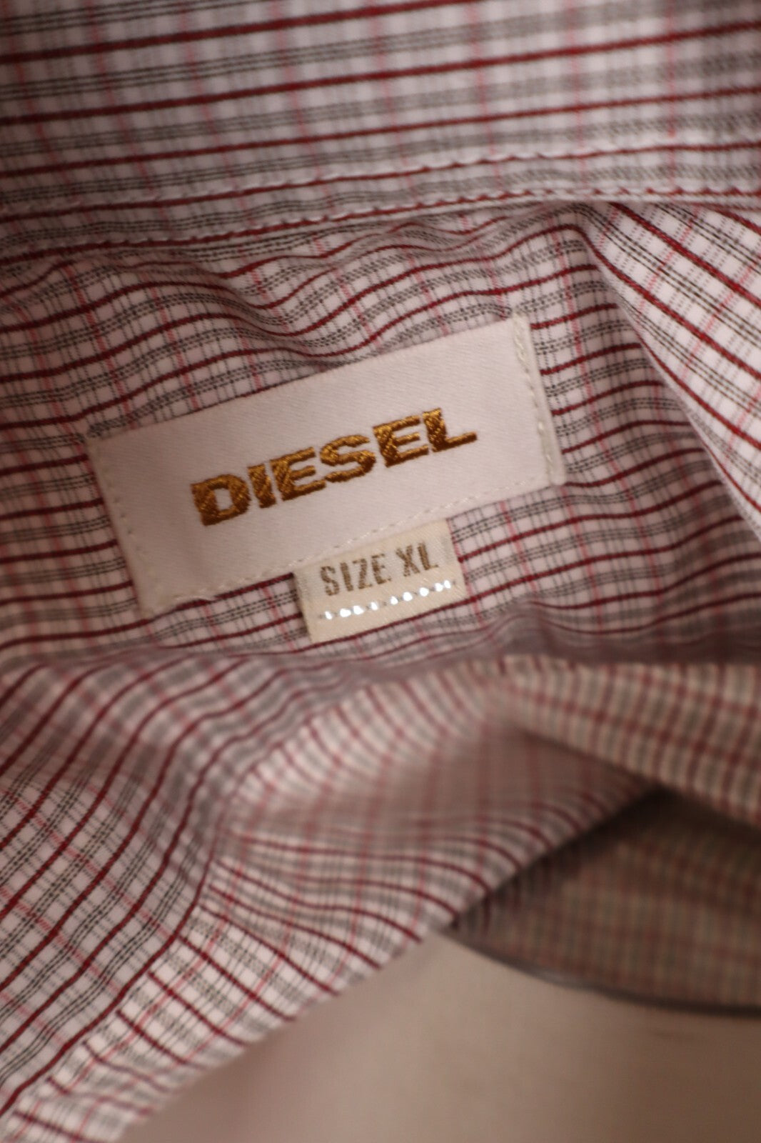 DIESEL CAMICIA UOMO TG. XL MAN CASUAL VINTAGE SHIRT COTONE ITALY