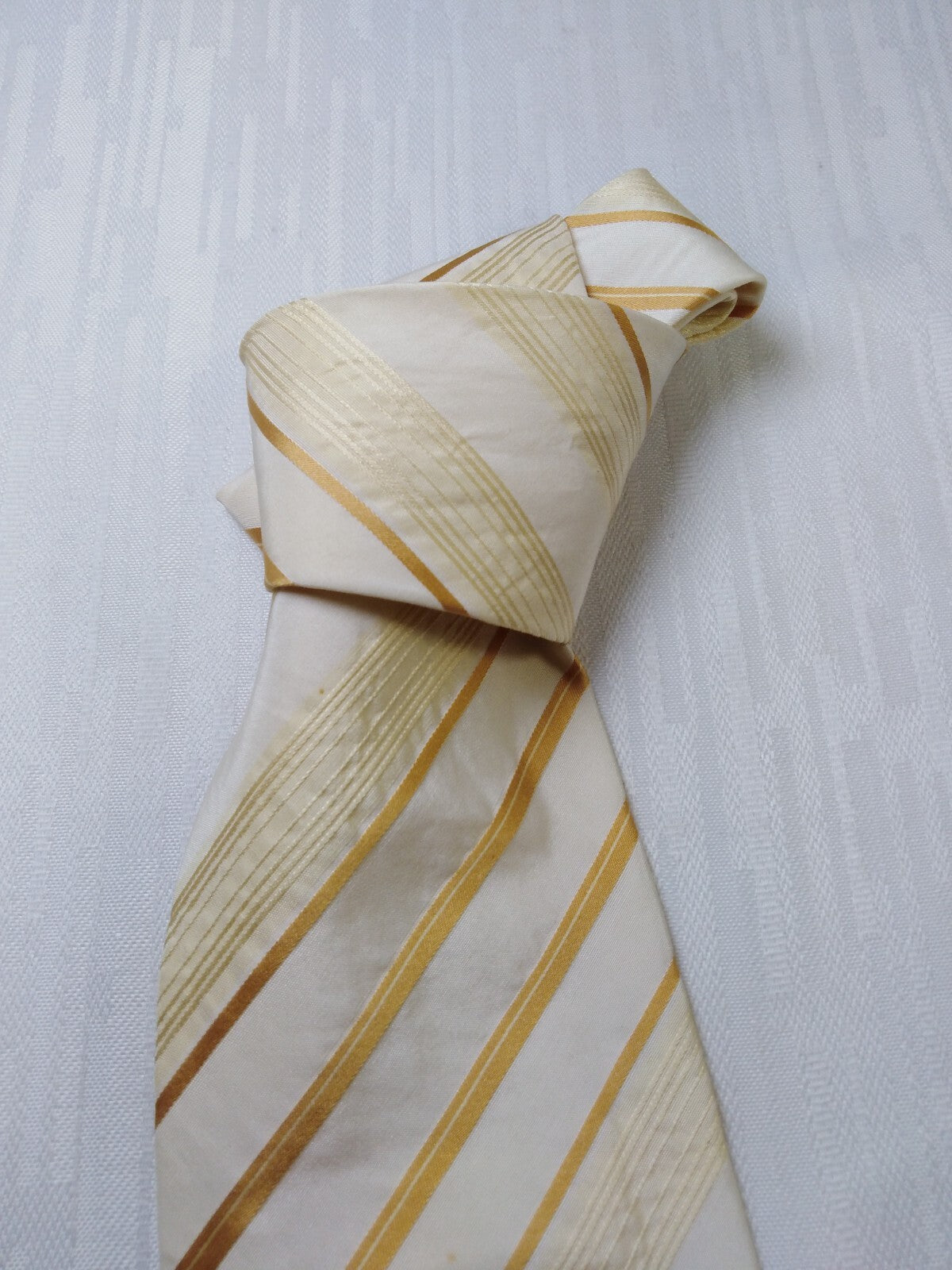 HUGO BOSS COTONE SILK TIE SETA CRAVATTA NECKTIE MADE IN ITALY CLASSIC