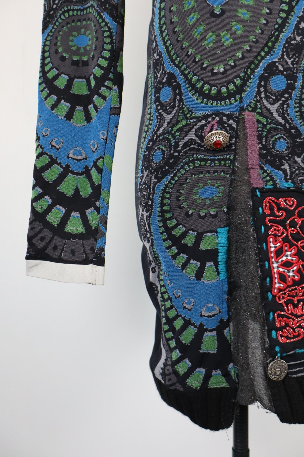 DESIGUAL VESTITO ABITO DONNA TG. S M  WOMAN CASUAL VINTAGE DRESS