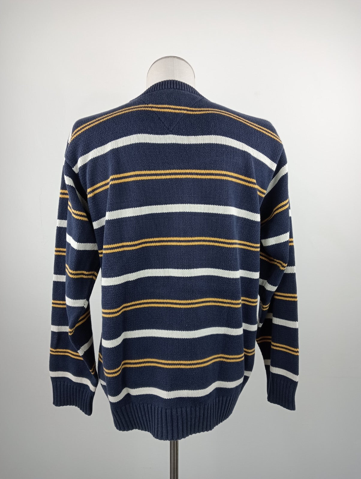 TOMMY HILFIGER MAGLIONE UOMO Tg. L MAN SWEATER CASUAL VINTAGE COTONE COTTON