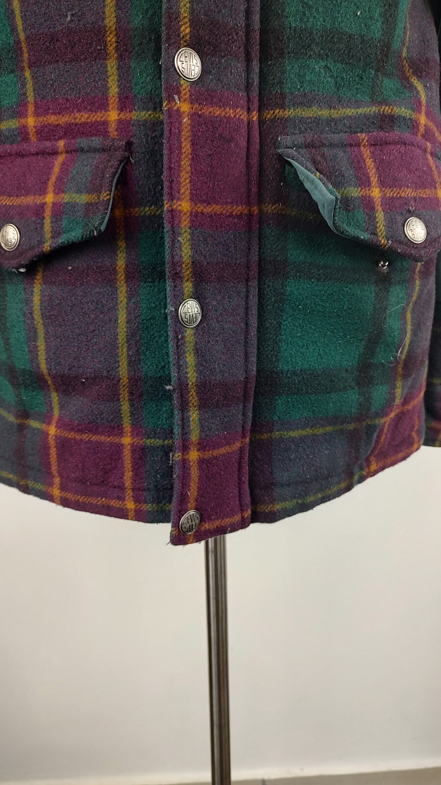 LEVI'S GIUBBINO IMBOTTITO UOMO Tg S MAN CASUAL VINTAGE JACKET