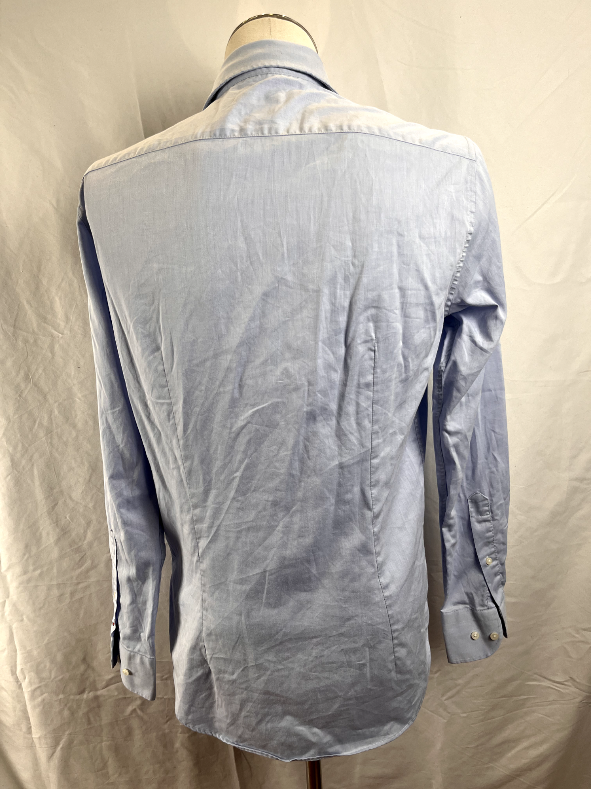 TOMMY HILFIGER CAMICIA UOMO COTONE TG. 38 - 15 MAN CASUAL VINTAGE COTTON SHIRT