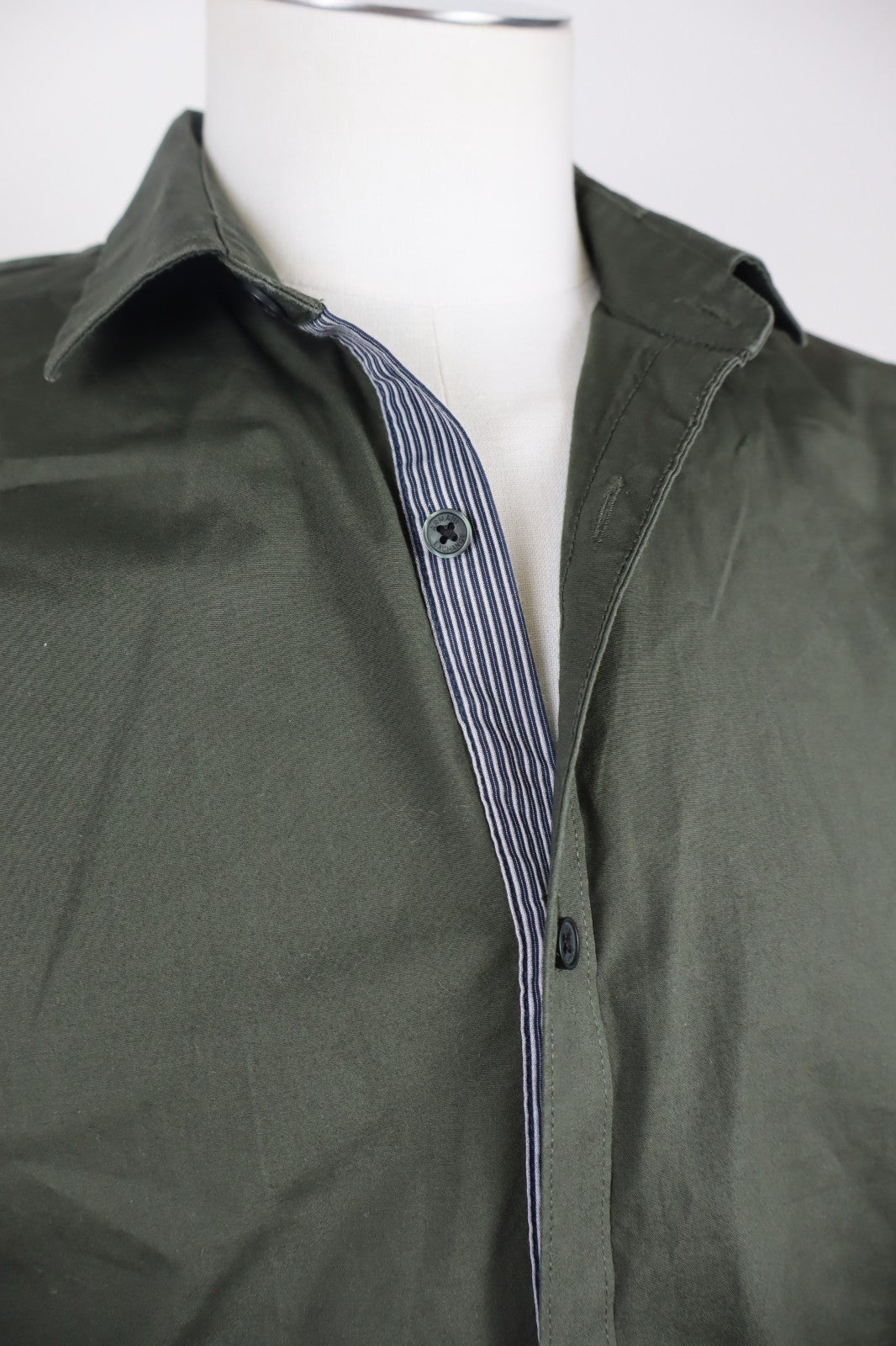 AX ARMANI EXCHANGE CAMICIA MANICA LUNGA UOMO COTONE M MAN CASUAL VINTAGE SHIRT