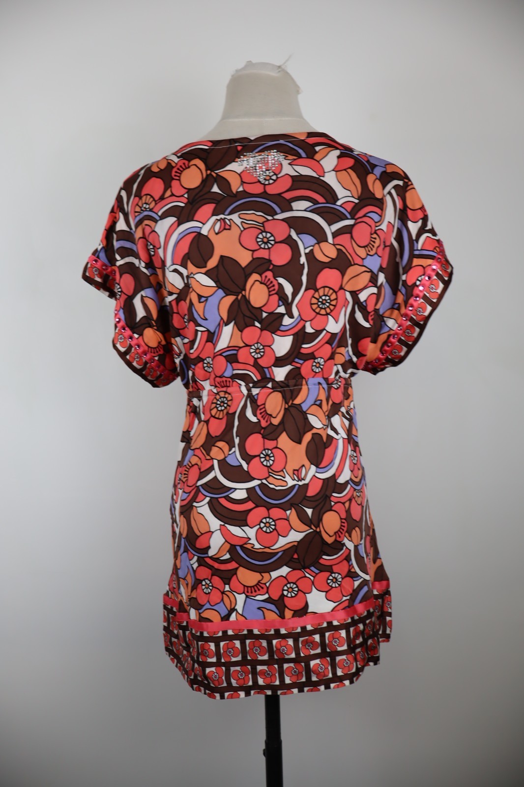 VDP MAGLIA DONNA TG. IV 4 WOMAN CASUAL VINTAGE T-SHIRT SETA SILK SOIE