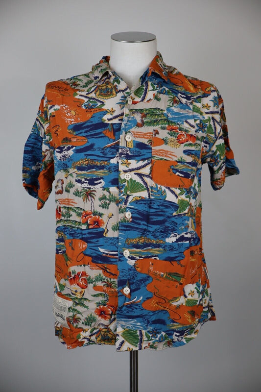 NAPAPIJRI CAMICIA SHIRT UOMO Tg S MAN VINTAGE CASUAL FANTASIA FANTASY