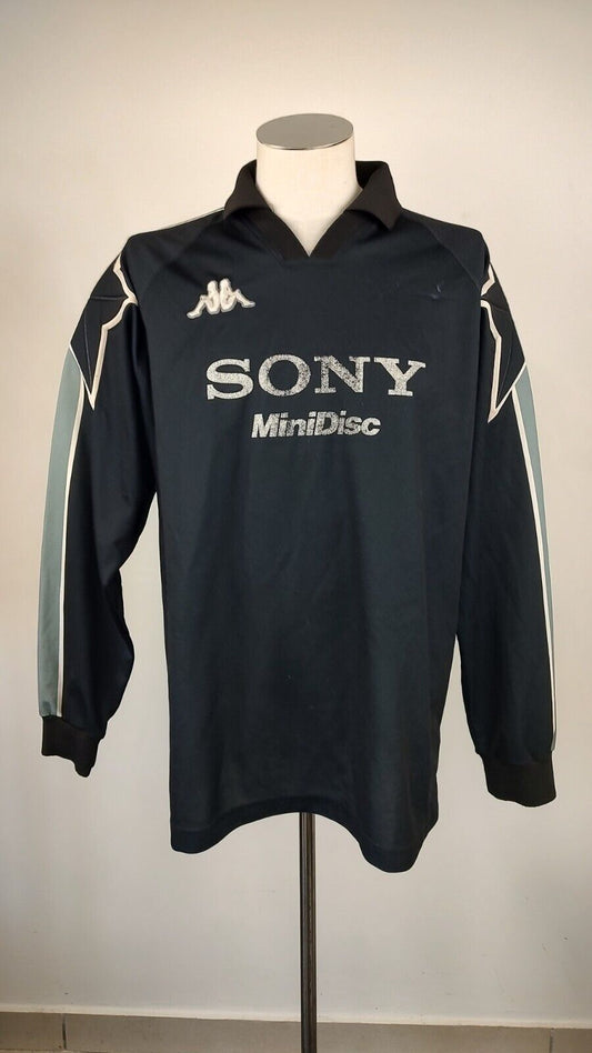 KAPPA JUVENTUS MAGLIA CALCIO UOMO Tg XL SOCCER JERSEY PORTIERE TRIKOT PERUZZI