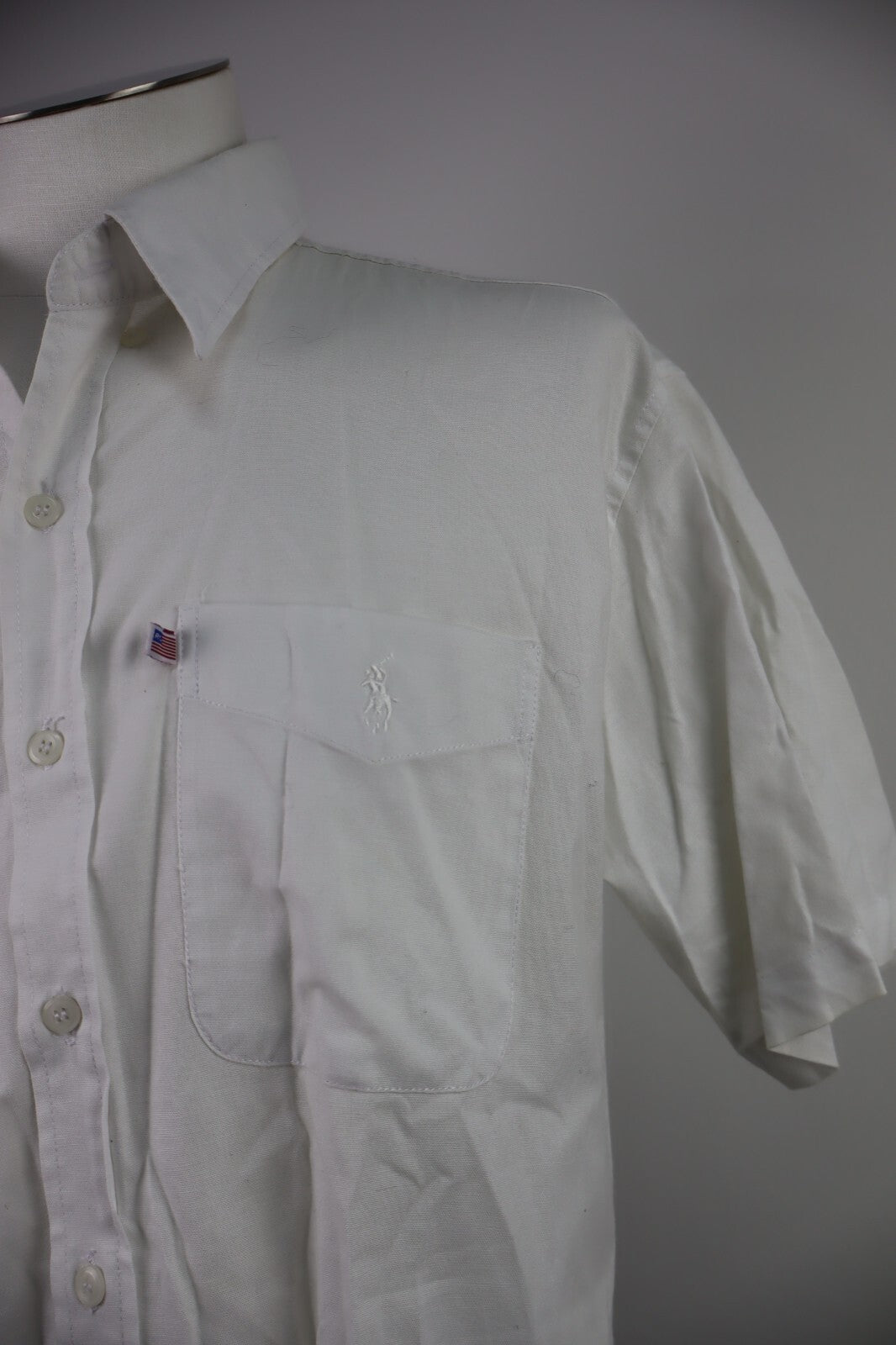 POLO RALPH LAUREN CAMICIA UOMO TG. L MAN CASUAL VINTAGE SHIRT COTONE COTTON
