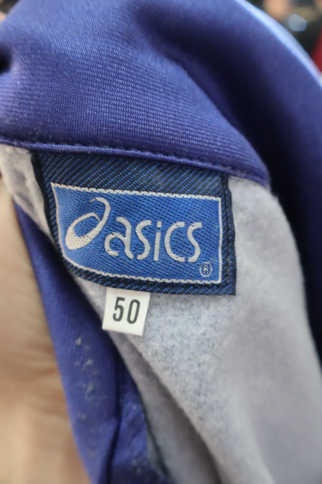 ASICS TUTA COMPLETA DUE PEZZI Tg. 50 TRACKSUIT JACKET PANTS UOMO SPORT