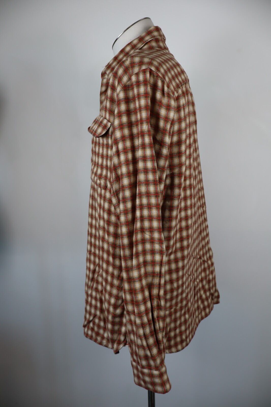 TIMBERLAND CAMICIA UOMO TG. L MAN CASUAL VINTAGE SHIRT COTONE COTTON LANA WOOL