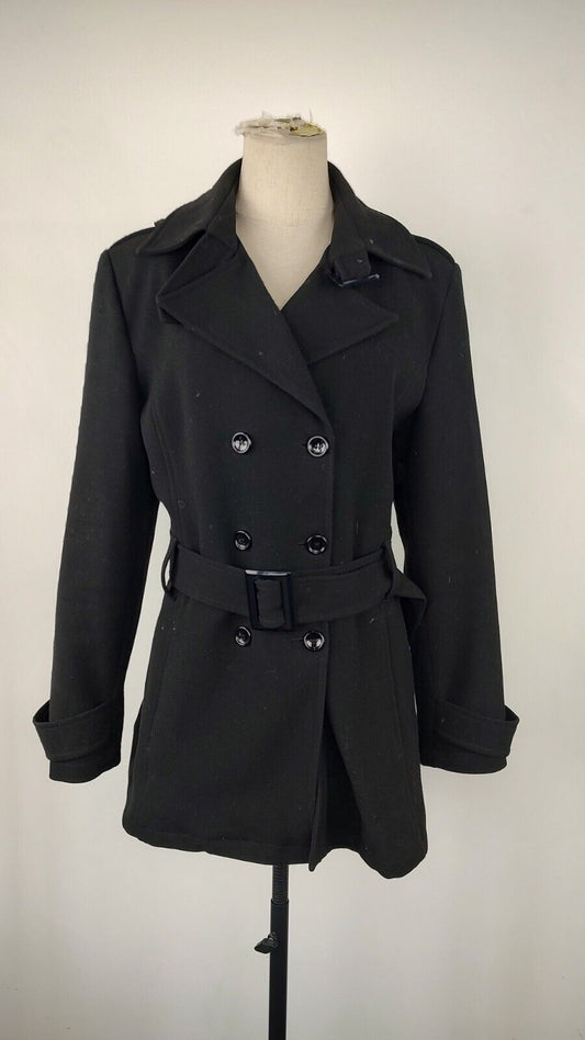 PIERRE CARDIN CAPPOTTO DONNA COAT Tg 48 WOMEN VINTAGE CASUAL JACKET ITALY