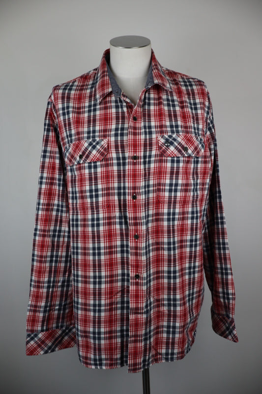 TIMBERLAND CAMICIA UOMO TG. 2XL MAN CASUAL VINTAGE SHIRT COTONE COTTON