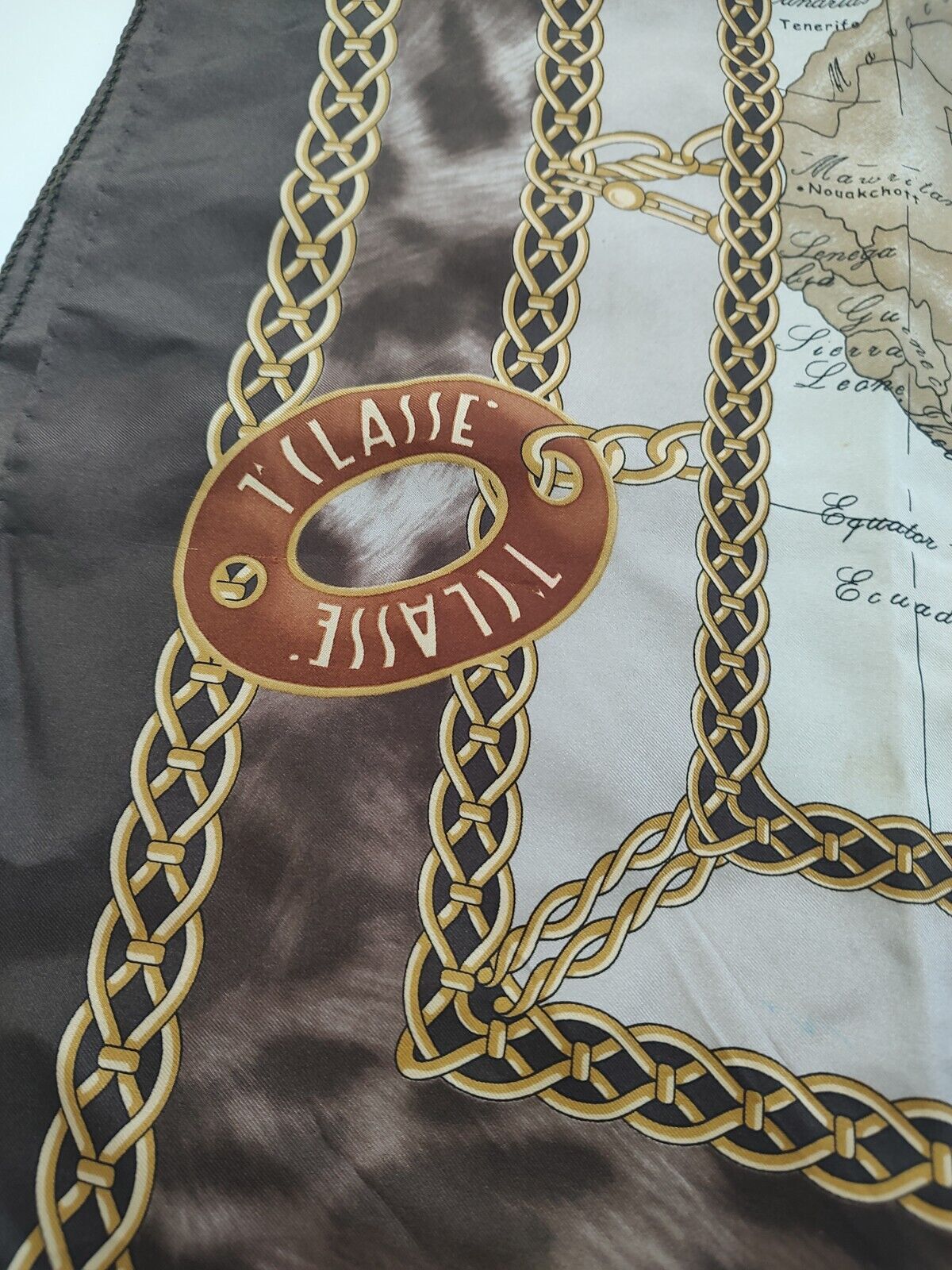 ALVIERO MARTINI 1 CLASSE FOULARD 100% SILK SETA SCARVES SCARF SQUARE MADE ITALY