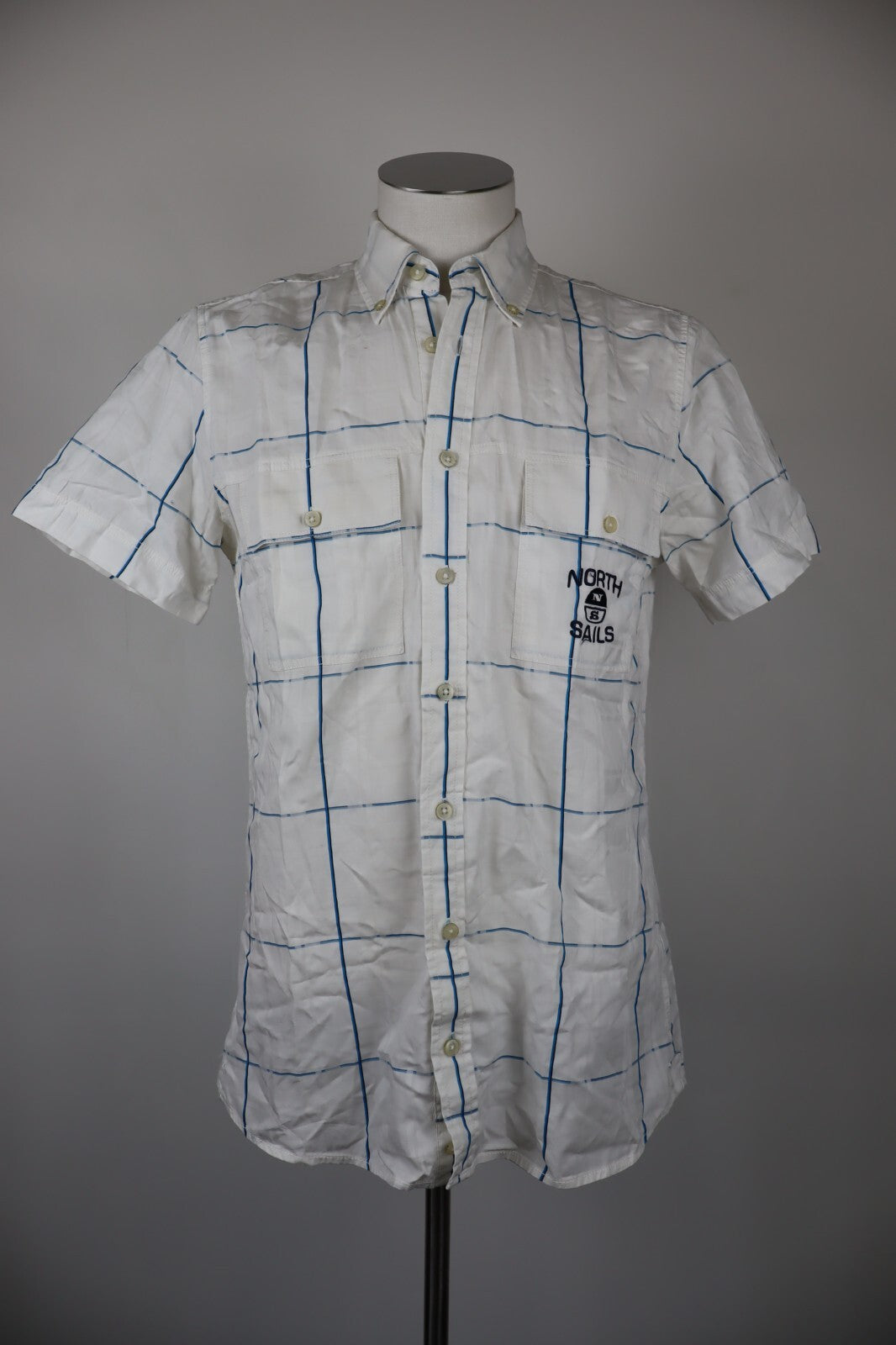 NORTH SAILS CAMICIA UOMO TG M MAN SHIRT CASUAL VINTAGE COTONE COTTON