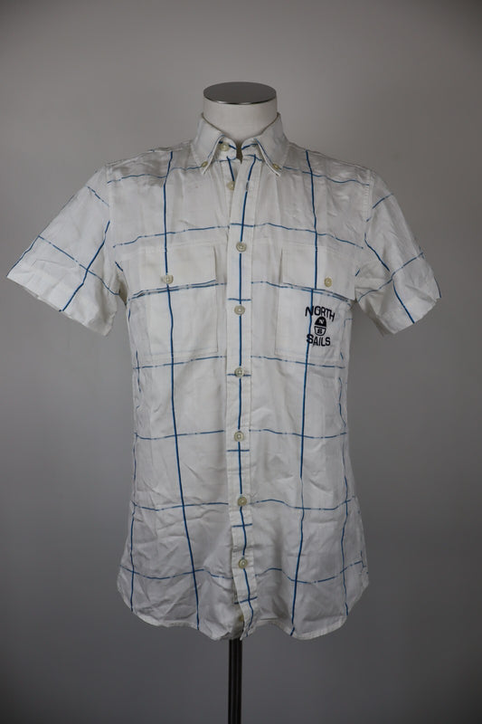 NORTH SAILS CAMICIA UOMO TG M MAN SHIRT CASUAL VINTAGE COTONE COTTON