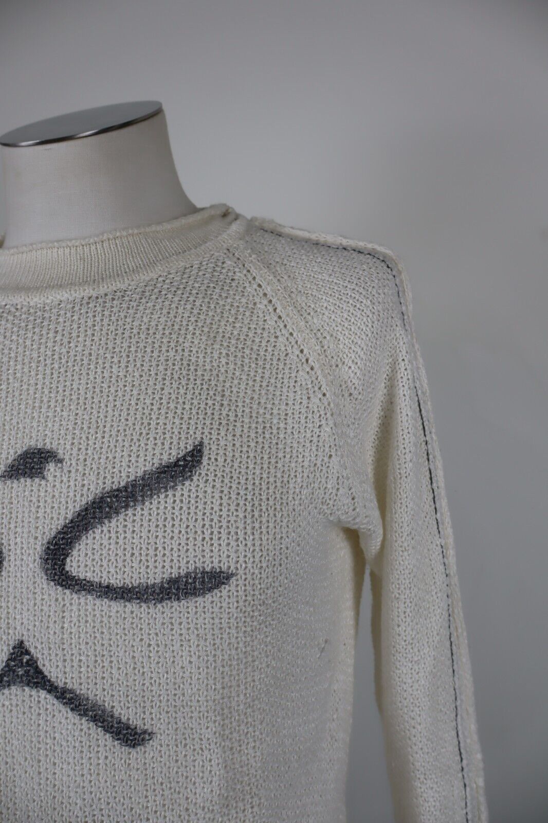 ARMANI JEANS MAGLIA DONNA TG M WOMAN T-SHIRT CASUAL VINTAGE LINO LINEN