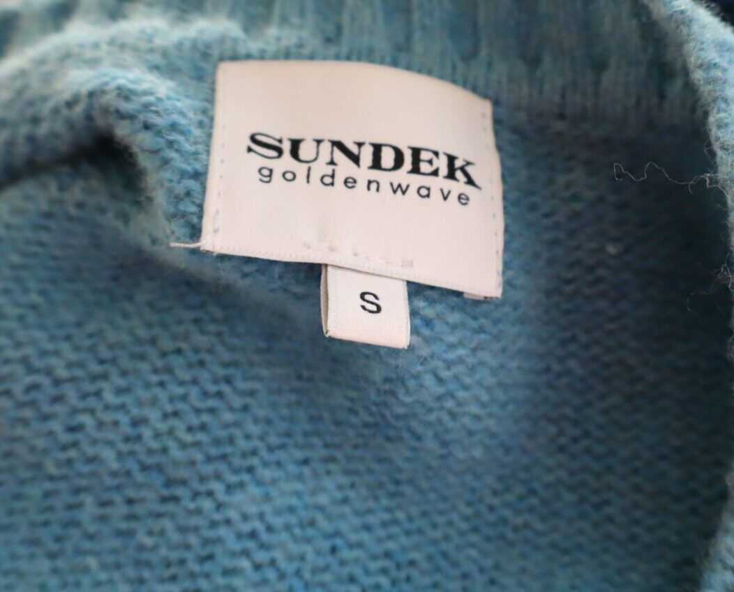 SUNDEK MAGLIONE LANA WOOL VINTAGE UOMO Tg. S MAN SWEATER CASUAL