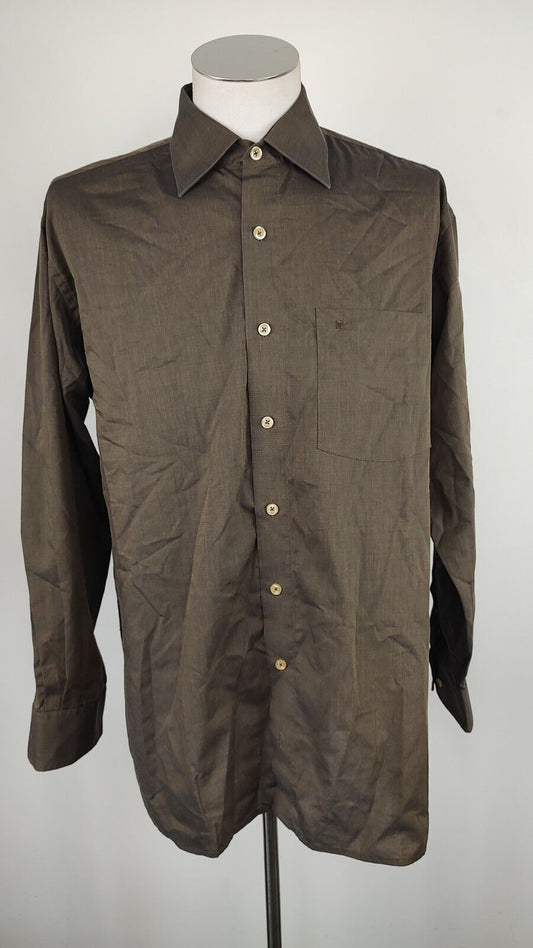 PIERRE CARDIN CAMICIA SHIRT UOMO Tg 41 MAN VINTAGE CASUAL COTONE