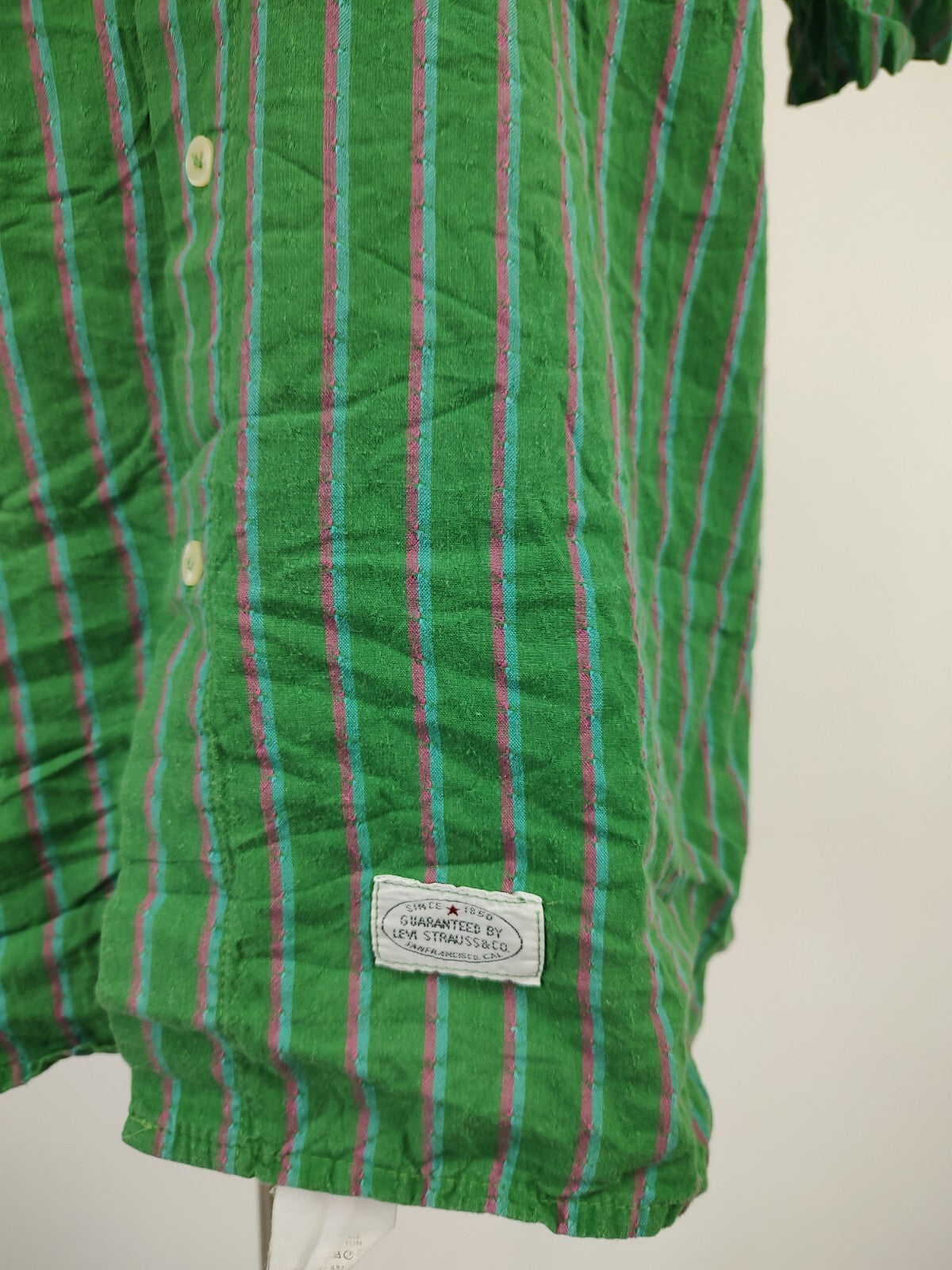 LEVI'S CAMICIA UOMO TG L MAN SHIRT CASUAL VINTAGE COTONE COTTON