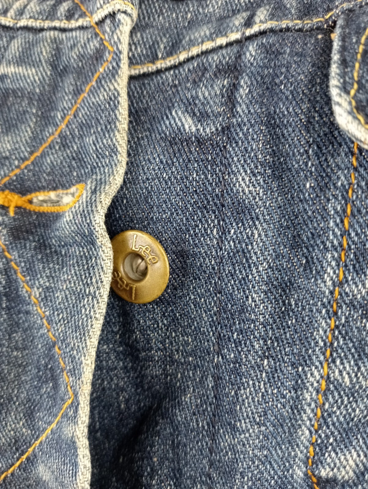 LEE JEANS GIUBBINO DONNA Tg. XS WOMAN CASUAL JACKET COTONE DENIM ITALY