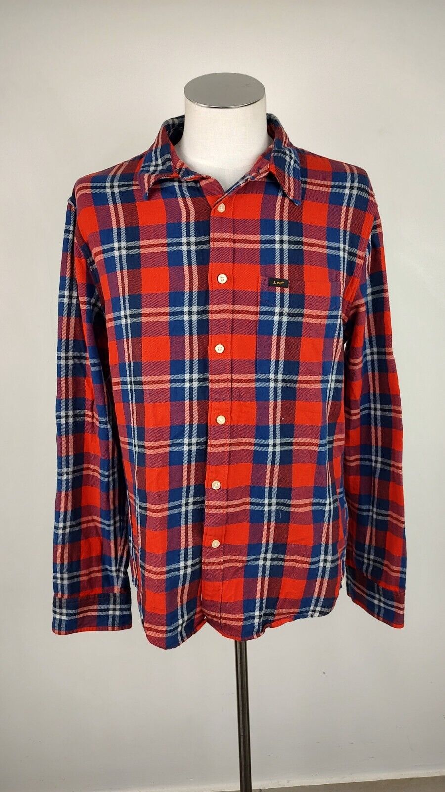 LEE CAMICIA UOMO COTONE TG. L MAN CASUAL VINTAGE SHIRT
