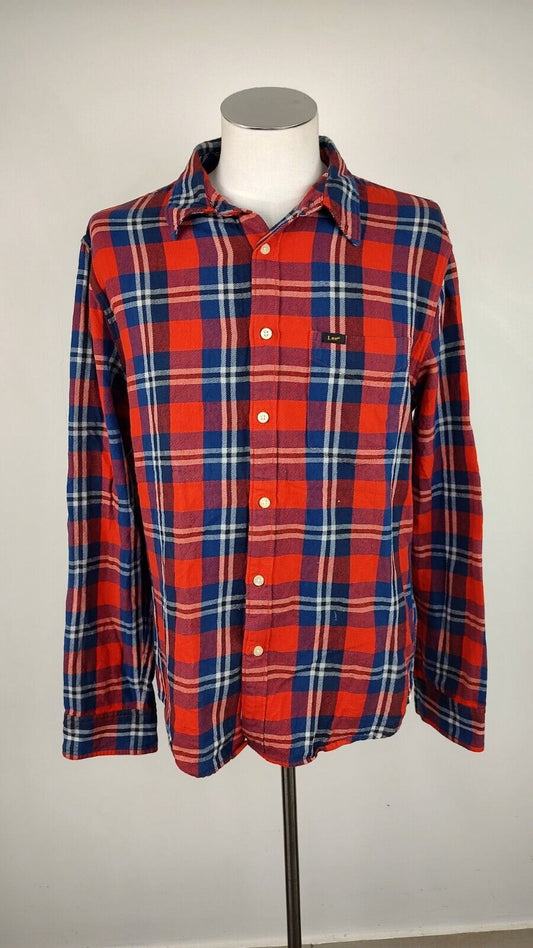 LEE CAMICIA UOMO COTONE TG. L MAN CASUAL VINTAGE SHIRT