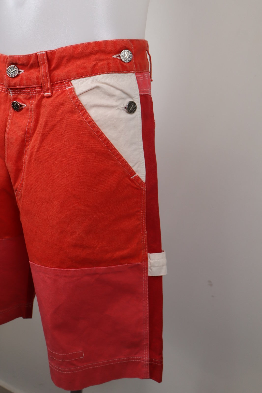 FERRE JEANS BERMUDA PANTALONE SHORTS UOMO TG 17 MAN VINTAGE CASUAL PANTS COTONE