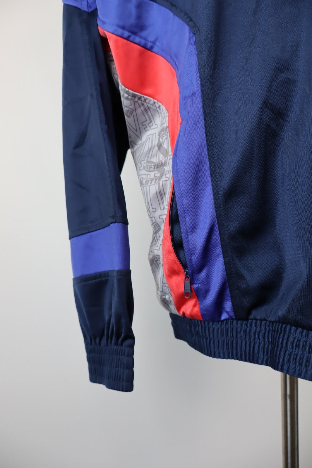 LOTTO GIACCA TENNIS JACKET CON ZIP MAN SHIRT UOMO TG M VINTAGE SPORT TRAINING