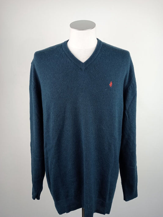 MARLBORO CLASSICS MAGLIONE VINTAGE UOMO Tg. XL MAN SWEATER CASUAL LANA WOOL