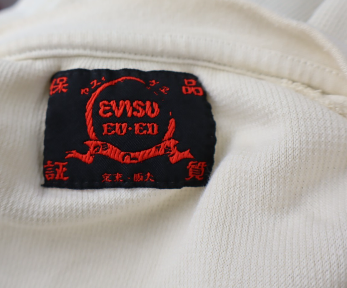 EVISU EU-ED ZIO SAM MAGLIA COTONE UOMO TG. L MAN  T-SHIRT CASUAL VINTAGE COTTON