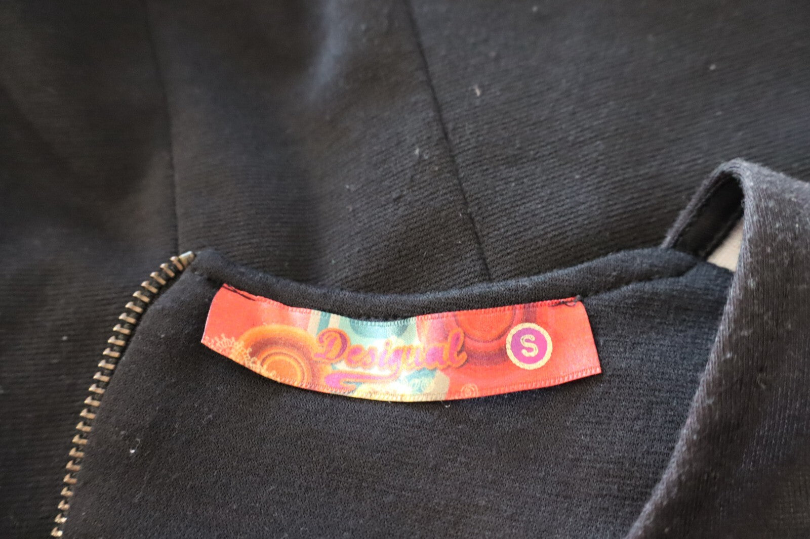 DESIGUAL VESTITO DONNA TG. S WOMAN CASUAL VINTAGE DRESS ABITO