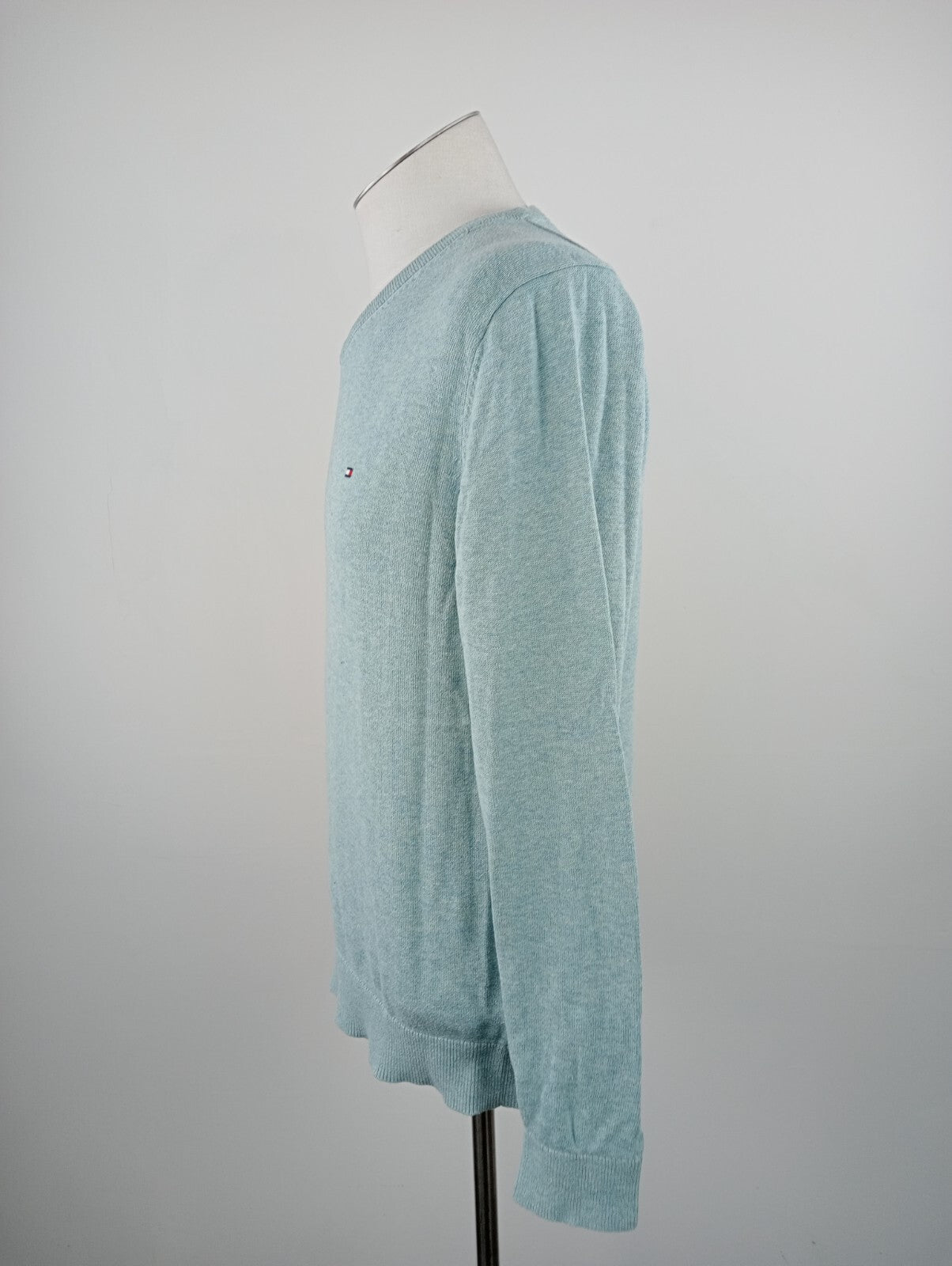 TOMMY HILFIGER MAGLIONE UOMO Tg. M MAN SWEATER CASUAL VINTAGE COTONE COTTON