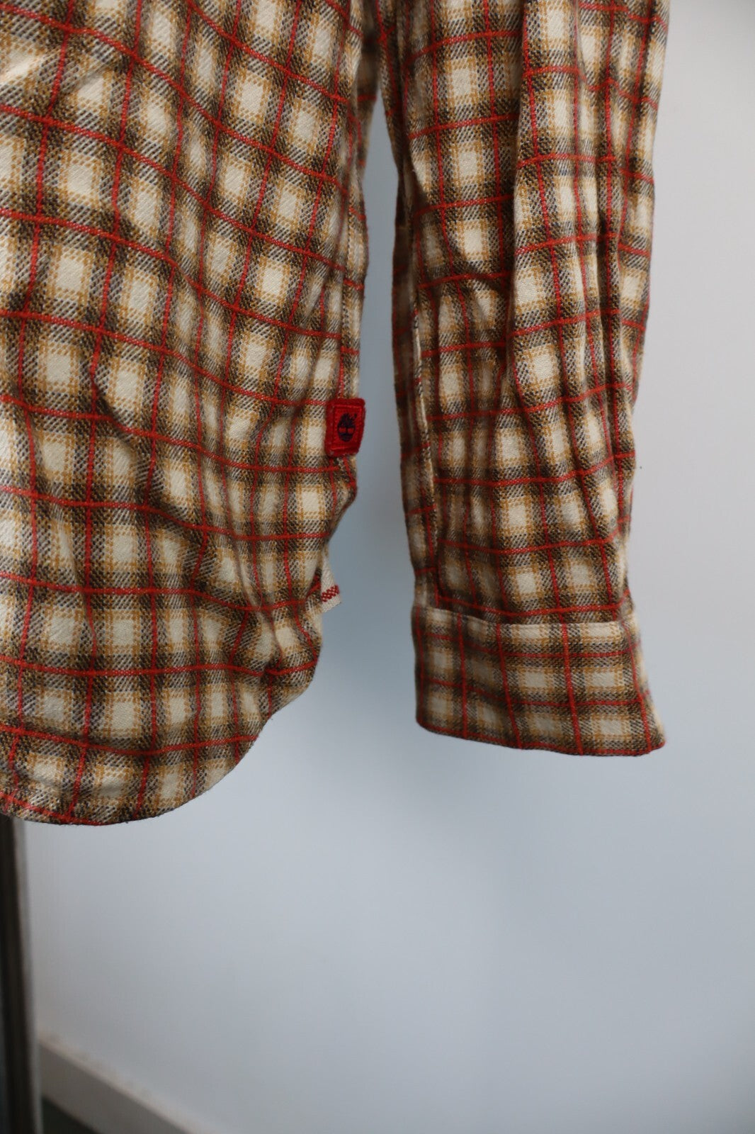 TIMBERLAND CAMICIA UOMO TG. L MAN CASUAL VINTAGE SHIRT COTONE COTTON LANA WOOL