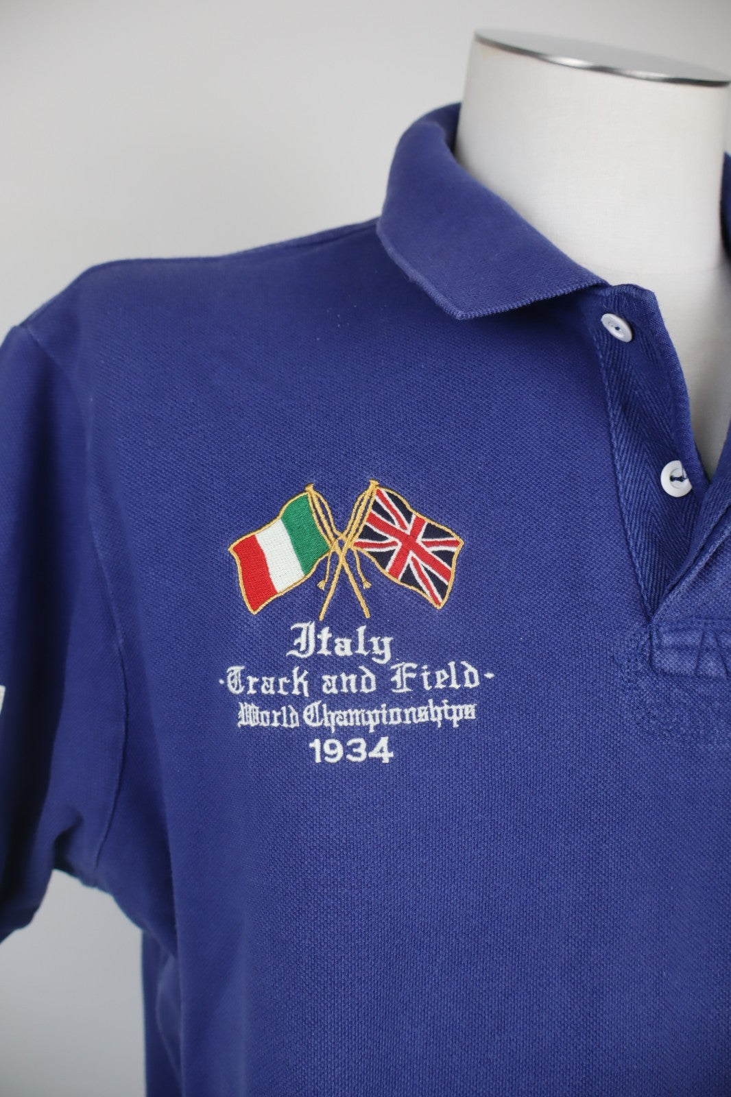 RALPH LAUREN MAGLIA POLO UOMO TG 2XL MAN CASUAL VINTAGE T-SHIRT COTONE COTTON