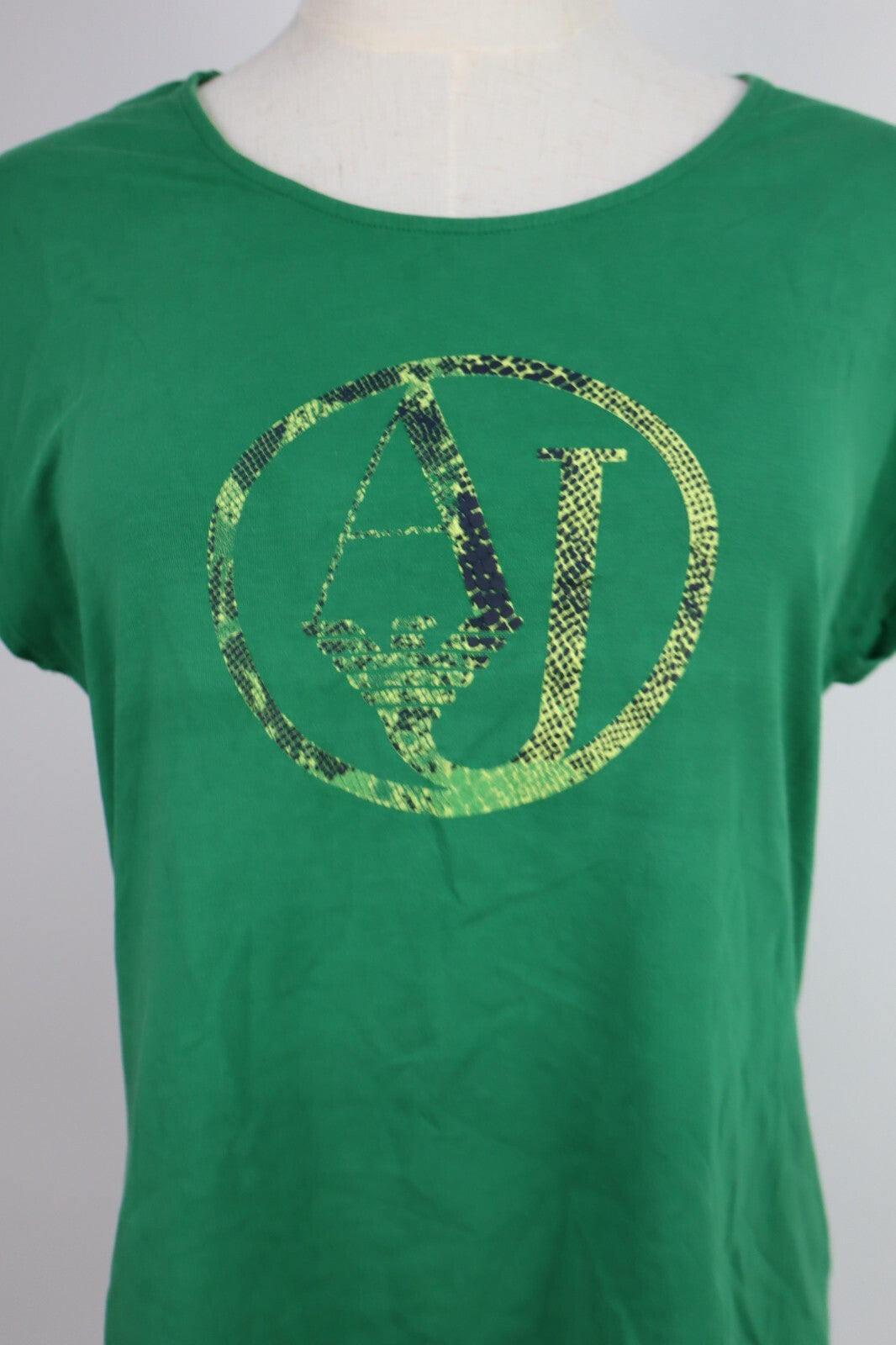 AJ ARMANI JEANS MAGLIA COTONE DONNA TG. 40 WOMAN CASUAL VINTAGE T-SHIRT