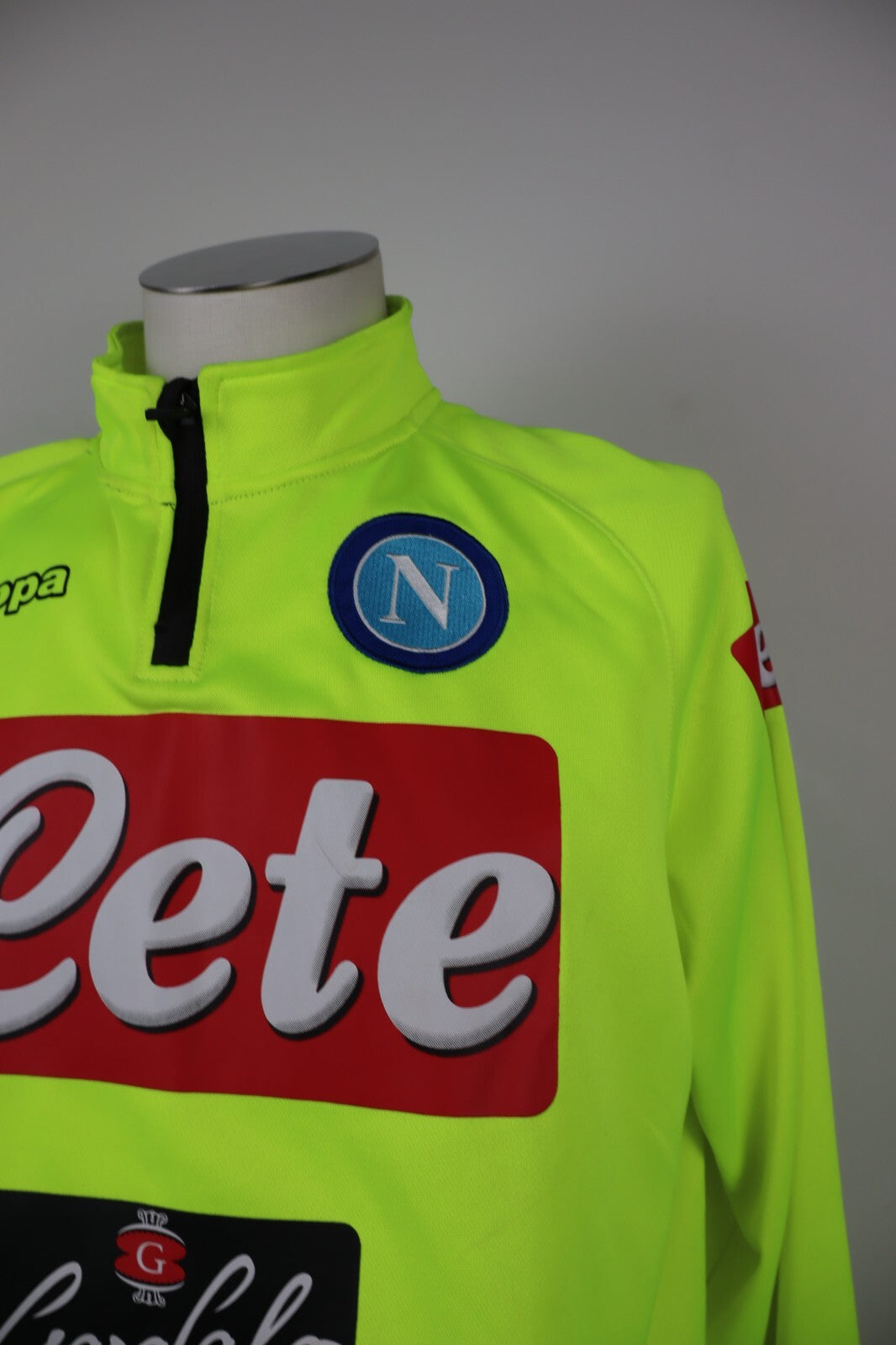 KAPPA NAPOLI MAGLIA CALCIO UOMO Tg 2XL MAN SOCCER  JERSEY VINTAGE TRAINING