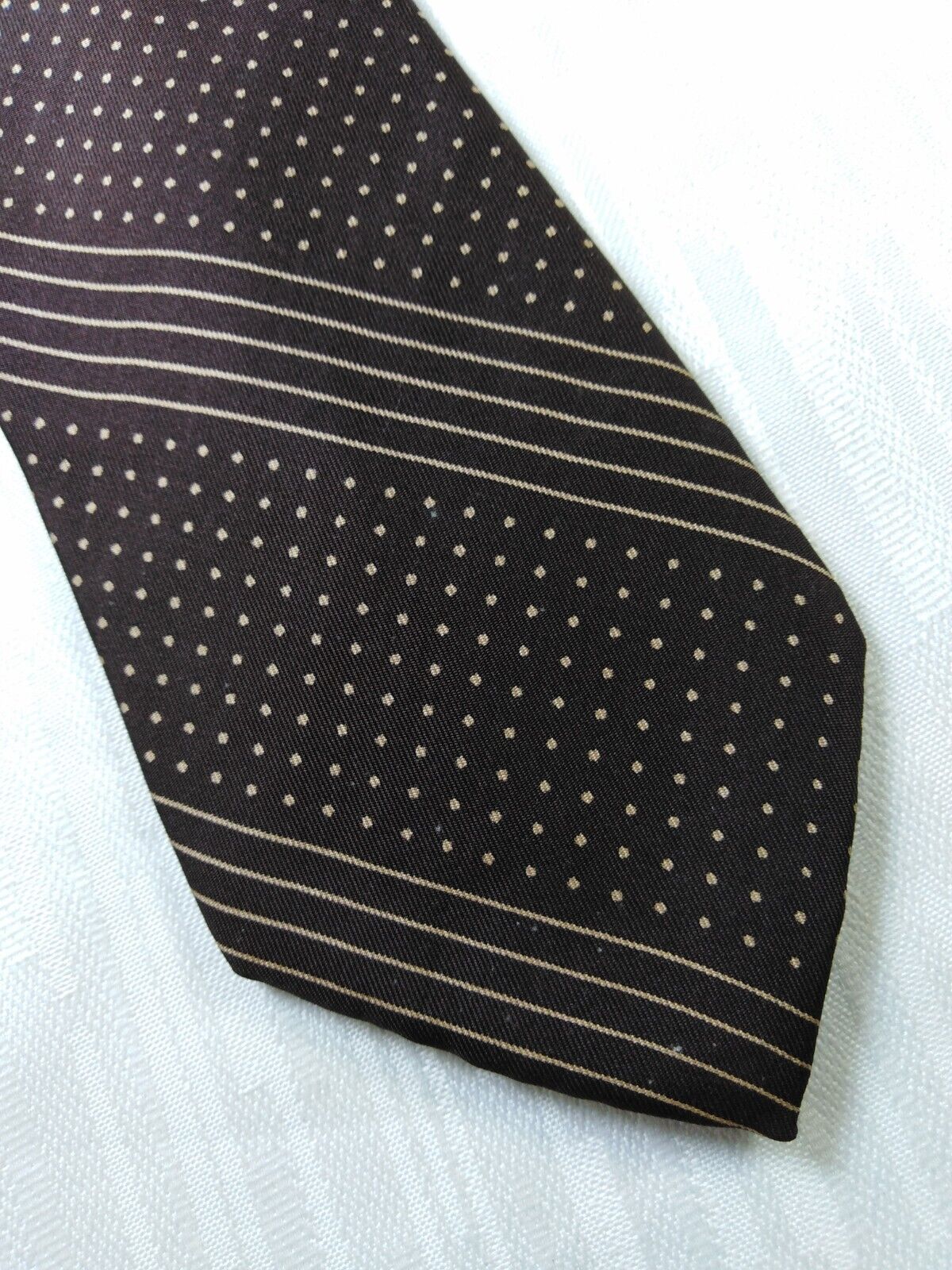 PROCHOWNICK 100% SILK TIE SETA CRAVATTA NECKTIE MADE IN ITALIA CLASSIC