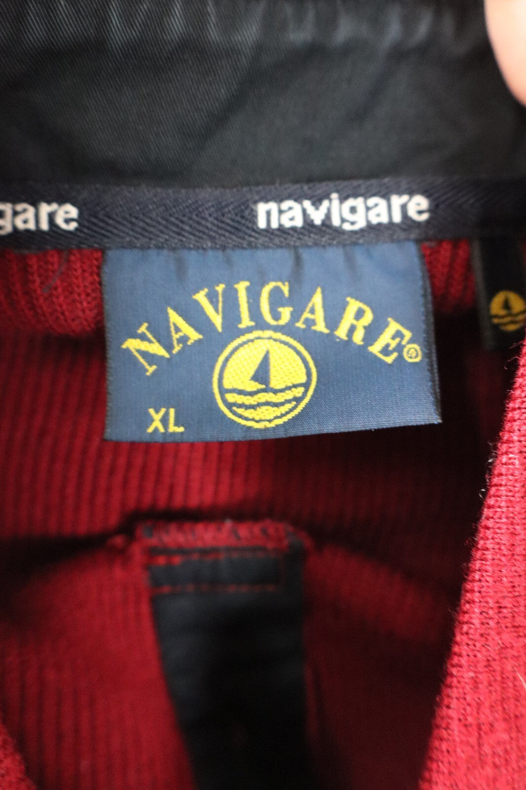 NAVIGARE MAGLIONE LANA MERINO WOOL UOMO TG XL MAGLIA MAN SWEATER CASUAL VINTAGE