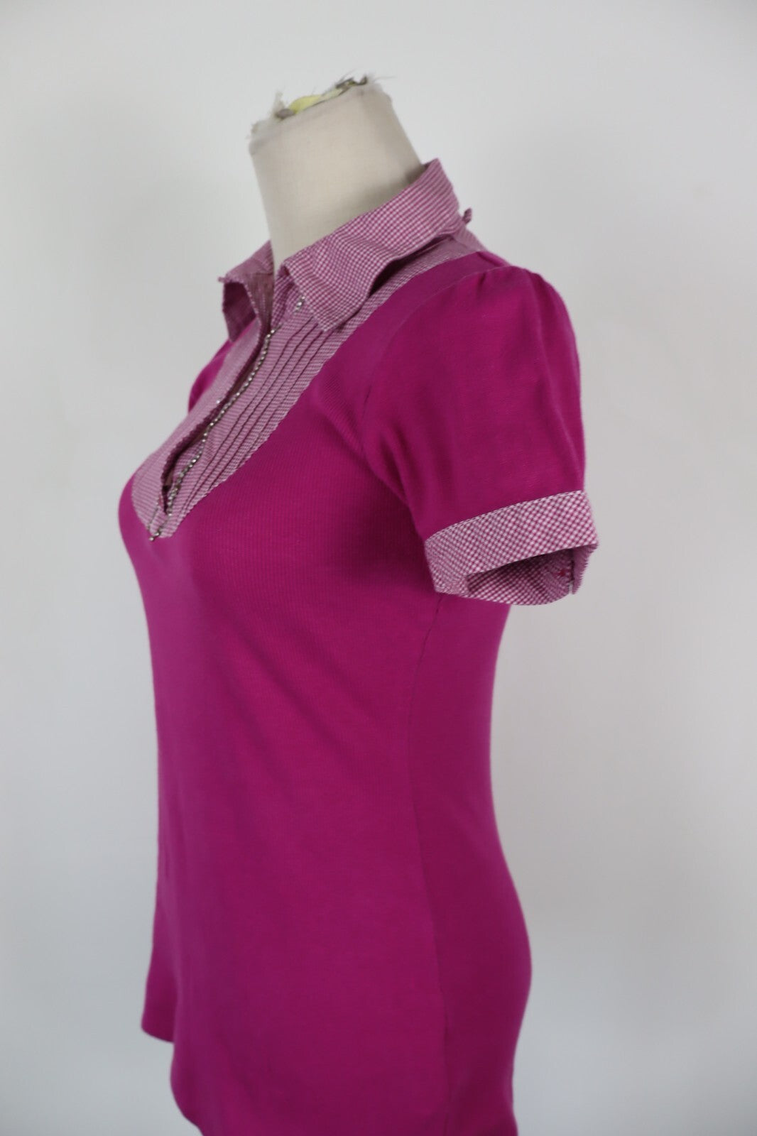 FRACOMINA POLO MAGLIA DONNA TG. M COTONE WOMAN SHIRT CASUAL VINTAGE